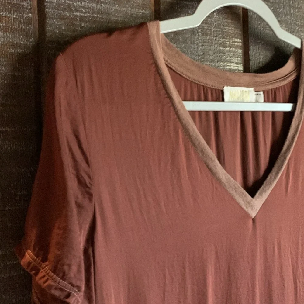 Nation LTD Brown Short Sleeve Tee - Picture 2 of 14